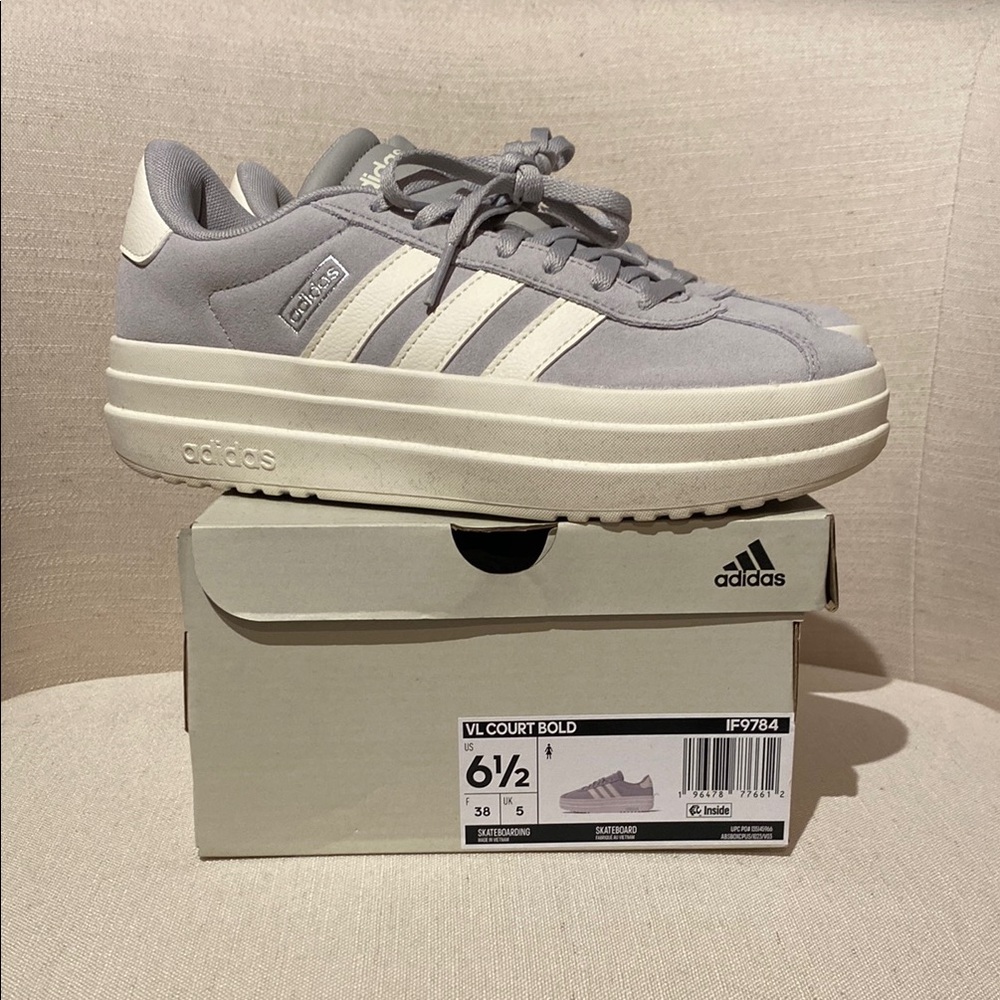 NIB adidas VL Court Bold Platform Sneakers Sz 6.5